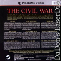 The Civil War Rare LaserDisc Box Ken Burns 621 Min Documentary War History