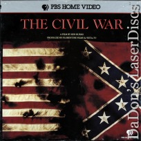 The Civil War Rare LaserDisc Box Ken Burns 621 Min Documentary War History