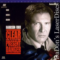 Clear And Present Danger - First AC-3 Pressed - WS LaserDisc Ford Archer Thriller