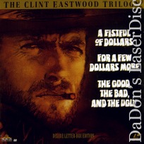 The Clint Eastwood Trilogy WS Rare LaserDisc Box West