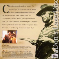 The Clint Eastwood Trilogy WS Rare LaserDisc Box West