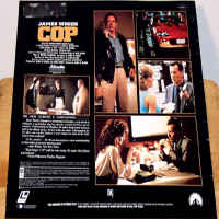 Cop LaserDisc Rare James Woods Lesley Ann Warren Police Drama