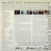 Crimes and Misdemeanors WS Criterion #323 LaserDisc Allen Comedy