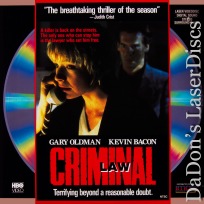 Criminal Law DSS LaserDisc LD Oldman Bacon Thriller *CLEARANCE*