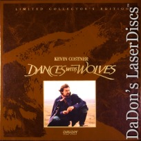 Dances with Wolves Uncut WS Rare LaserDisc Costner Western