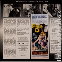 Dementia 13 Widescreen Rare LaserDisc Roan Collectors Edition Horror