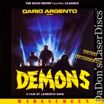 Demons AC-3 WS NEW Roan LaserDisc UNCUT LD Horror