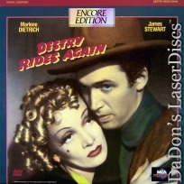 Destry Rides Again Encore LaserDisc Dietrich Stewart Hilarious Satire Western