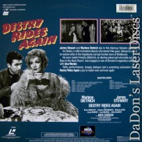Destry Rides Again Encore LaserDisc Dietrich Stewart Hilarious Satire Western