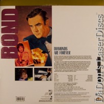 Diamonds are Forever WS Rare Spy LaserDisc 007 Bond Connery