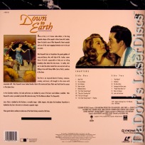 Down to Earth \'47 LaserDisc PSE Pioneer Special Edition NEW Rare Parady Musical