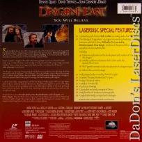 DragonHeart WS AC-3 Signature Collection LaserDiscs Box Connery Fantasy