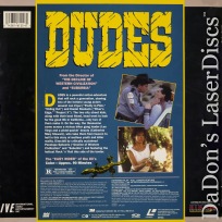 Dudes Rare LaserDisc Ackerman Fitzgerald Escalante Action