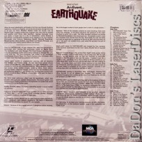 Earthquake DSS WS 1974 LaserDisc Heston Gardner Green Action