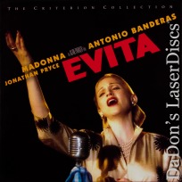 Evita AC-3 THX WS CAV Criterion #337 Rare LaserDisc Boxset Musical