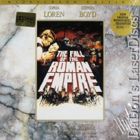 The Fall of the Roman Empire AC-3 WS Mega-Rare LaserDisc Loren Drama