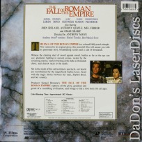 The Fall of the Roman Empire AC-3 WS Mega-Rare LaserDisc Loren Drama