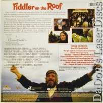 Fiddler on the Roof AC-3 UNCUT WS NEW LaserDisc Box-set Topol Musical