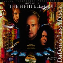 The Fifth Element AC-3 Widescreen Rare LaserDisc Willis Jovovich Holm Sci-Fi