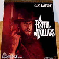 A Fistful of Dollars WS Eastwood LaserDisc Spaghetti Western