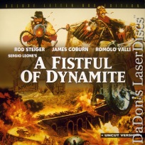 A Fistful of Dynamite WS UNCUT LaserDisc Eastwood Coburn Western