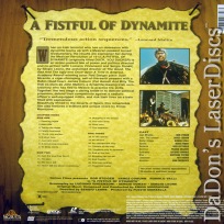 A Fistful of Dynamite WS UNCUT LaserDisc Eastwood Coburn Western