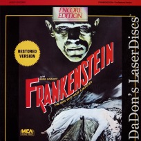 Frankenstein 1931 Uncut Encore LaserDisc Karloff Horror