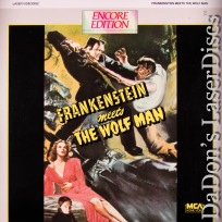 Frankenstein Meets the Wolf Man Rare Encore LaserDisc Legosi Horror