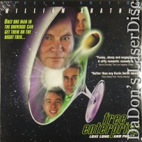 Free Enterprise WS Mega-Rare LaserDisc Shatner Trek Comedy