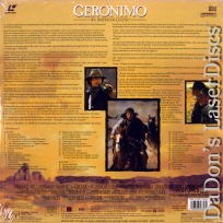 Geronimo An American Legend WS Rare LaserDisc Damon Duvall Western