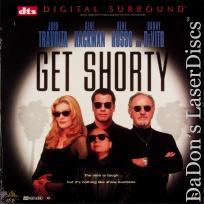 Get Shorty DTS WS Rare LaserDisc Travolta De Vito Hackman Comedy