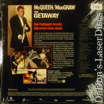 The Getaway WS NEW LaserDiscs McQueen MacGraw Crime Thriller