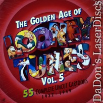 Golden Age of Looney Tunes 5 Rare LaserDisc Boxset Cartoon