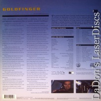 Goldfinger WS Criterion #132A Bond LaserDisc Connery Spy Action