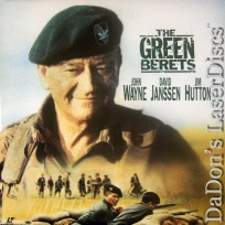 The Green Berets WS LaserDisc John Wayne Janssen War Action