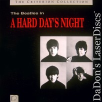 A Hard Day\'s Night CAV Criterion #20 Beatles LaserDisc Comedy