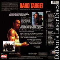 Hard Target DTS WS Rare LaserDisc Van Damme Action