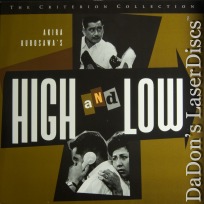 High and Low WS Remastered Criterion #382 Rare LaserDisc Kurosawa Thriller Foreign