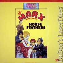 Horse Feathers 1932 Encore LaserDisc Rare Marx Brothers Comedy