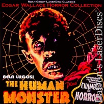 Human Monster Chamber of Horrors Double Roan LaserDisc Horror