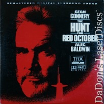 The Hunt for Red October AC-3 THX WS Remastered Rare LaserDisc Action