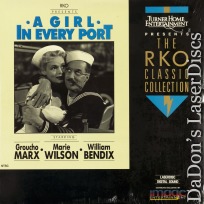 A Girl in Every Port Rare RKO LaserDisc Groucho Marx Marie Wilson Comedy
