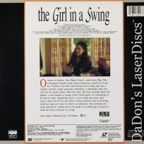 The Girl in a Swing Dolby Surround Rare LaserDisc Tilly Frazer Thriller *CLEARANCE*