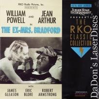 The Ex-Mrs. Bradford Rare RKO LaserDisc William Powell Jean Arthur Comedy