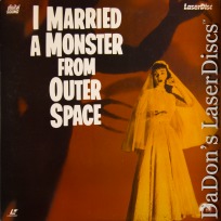 I Married a Monster from Outer Space LaserDisc Rare