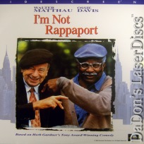I\'m Not Rappaport DSS WS LaserDisc Matthau Davis Irving Comedy
