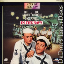 In the Navy 1941 Encore LaserDisc Abbott & Costello