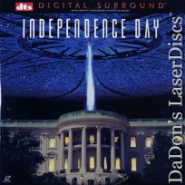 Independence Day WS DTS THX LaserDisc Goldblum Smith Alien Invasion Sci-Fi
