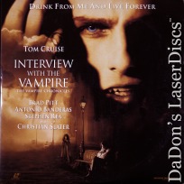 Interview with the Vampire AC-3 Widescreen LaserDiscs Pitt Horror