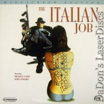 The Italian Job WS 1969 Rare LaserDisc Caine Coward Hill